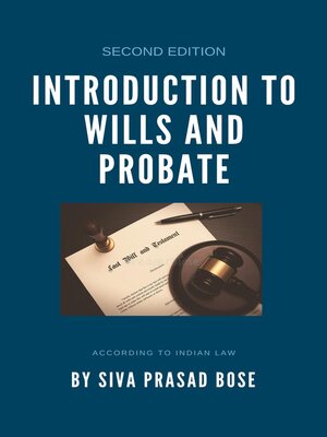 cover image of Introduction to Wills and Probate